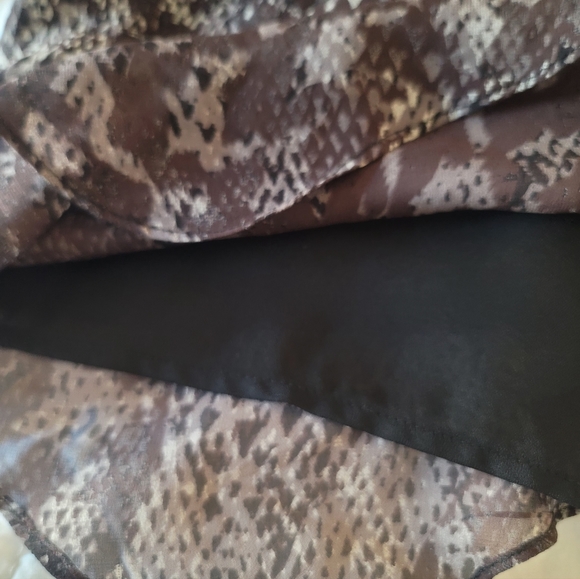 🖤 GUESS Y2K Mesh Overlay Blouse with Jeweled Accents - Picture 4 of 5